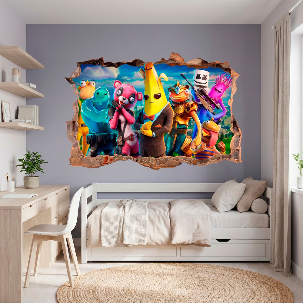 Br&egrave;che Murale H&eacute;ros de Fortnite 7