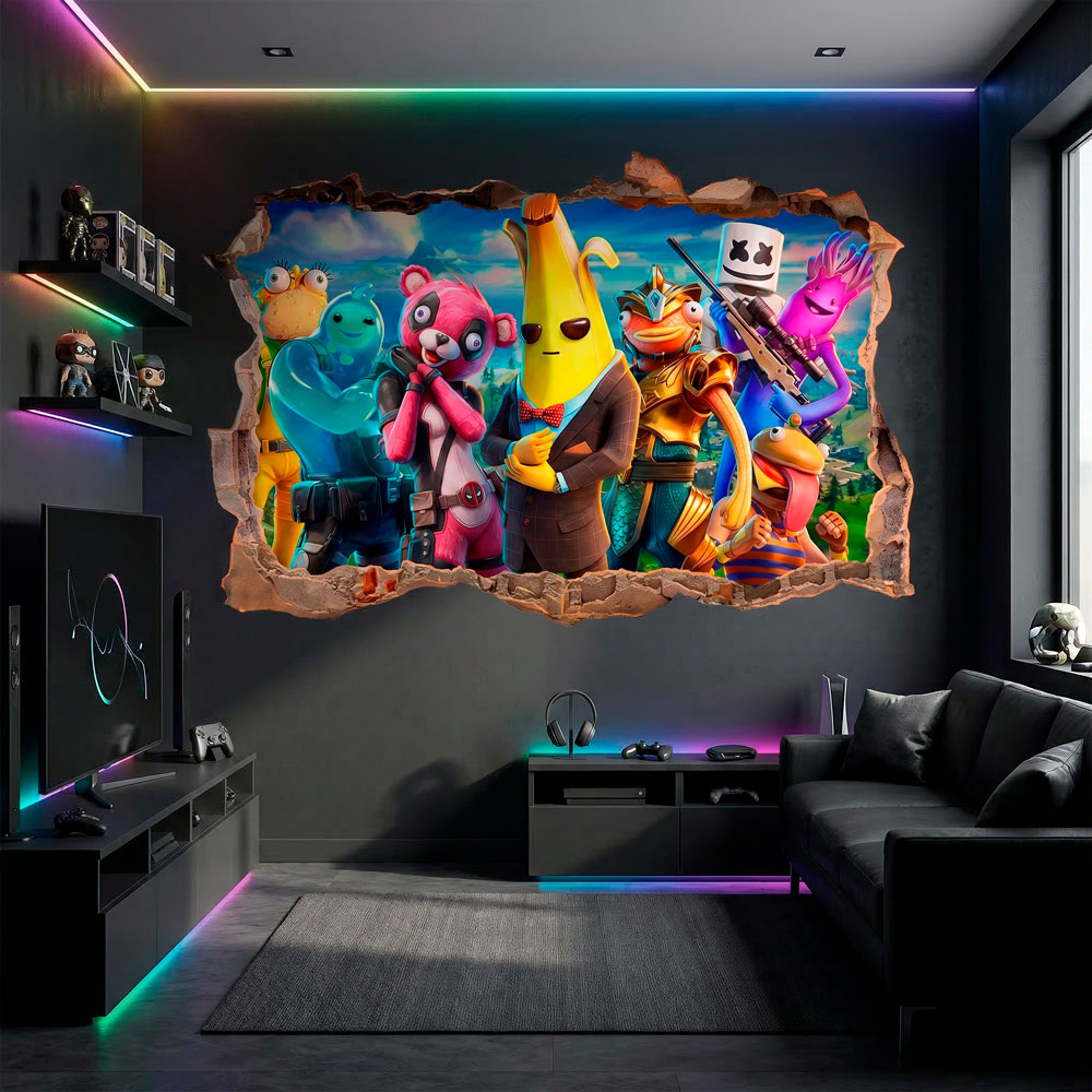 Br&egrave;che Murale H&eacute;ros de Fortnite 8