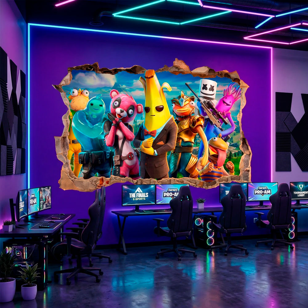 Br&egrave;che Murale H&eacute;ros de Fortnite 9