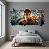 Stickers muraux: Trou de Mur Harry Potter Monde Magique 6