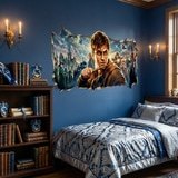 Stickers muraux: Trou de Mur Harry Potter Monde Magique 8