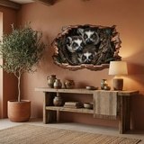 Stickers muraux: Trou de Mur L&eacute;muriens 7