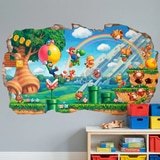 Stickers pour enfants: Trou de Mur Super Mario 6
