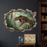 Stickers pour enfants: Trou de Mur T-Rex Colossal 5