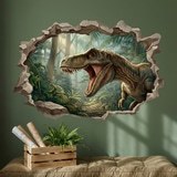 Stickers pour enfants: Trou de Mur T-Rex Colossal 10
