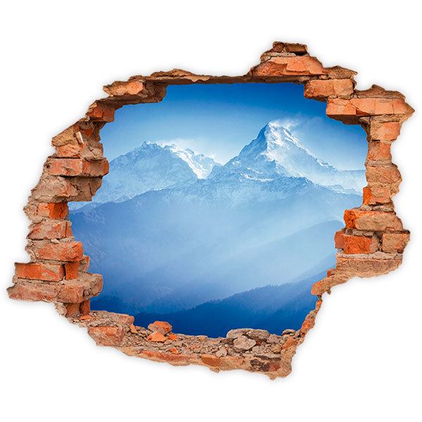 Stickers muraux: Trou montagnes himalayennes