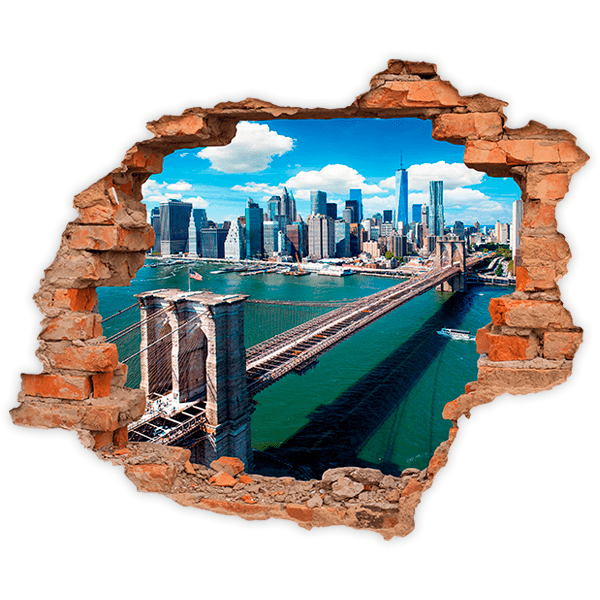 Stickers muraux: Trou pont de Brooklyn