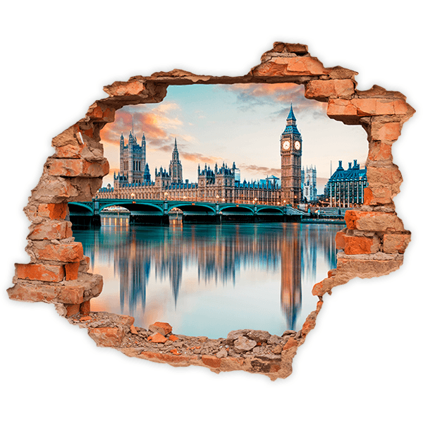 Stickers muraux: Trou Londres et la Tamise