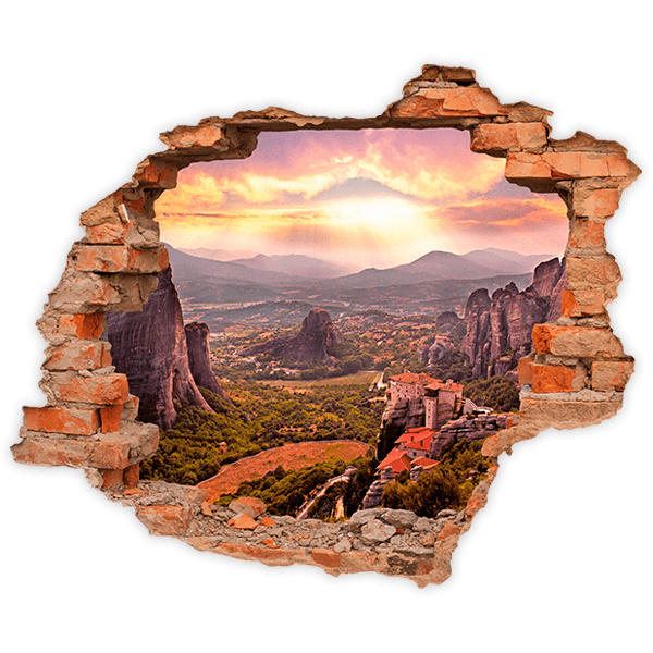 Stickers muraux: Trou Monastère de Meteora
