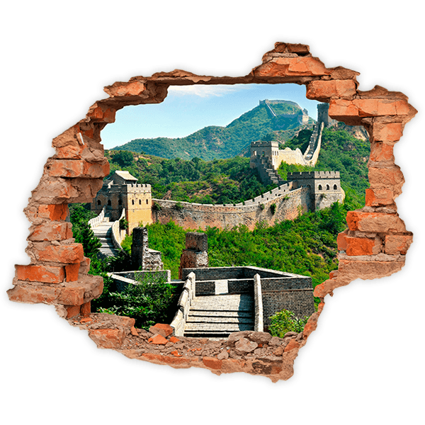 Stickers muraux: Trou Grande Muraille de Chine