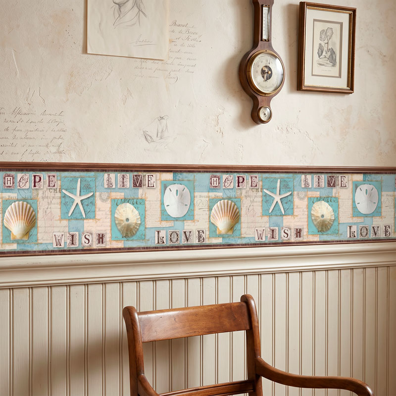 Frise murale adh&eacute;sive Motifs Marins 11/15