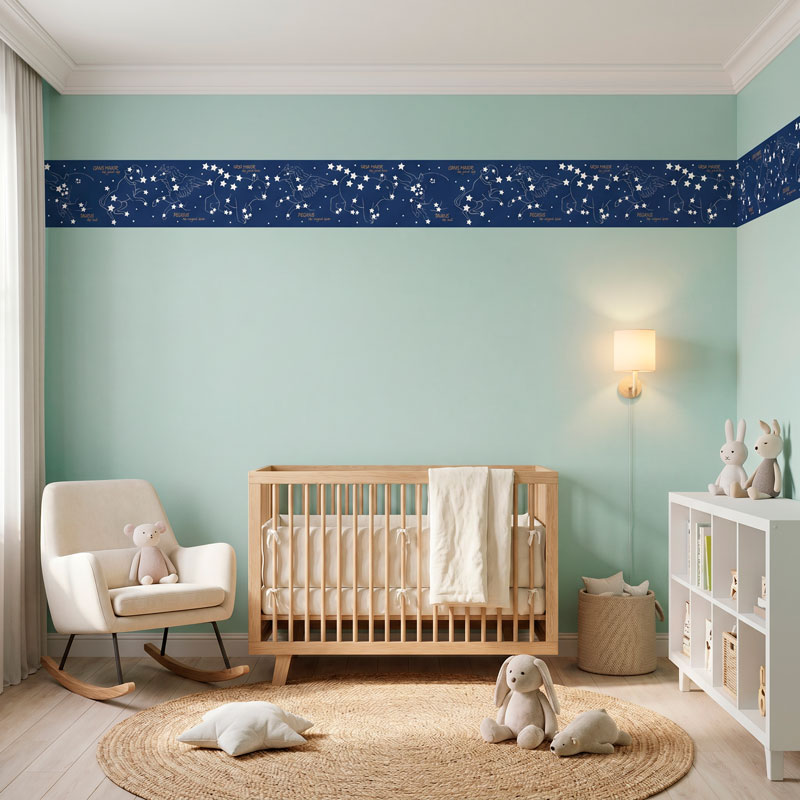 Frise adhesive Constellations 5/6