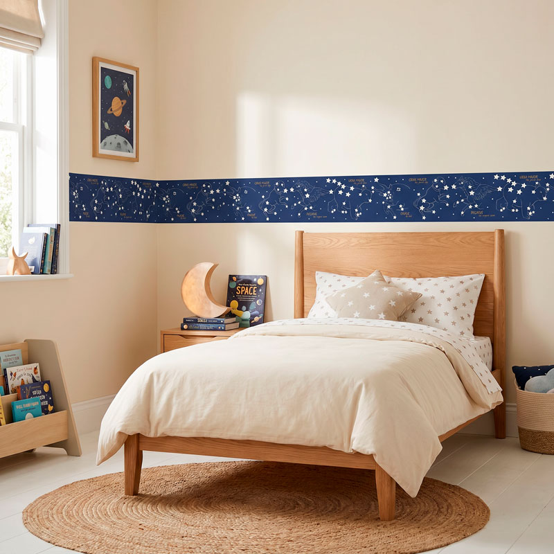 Frise adhesive Constellations 6/6