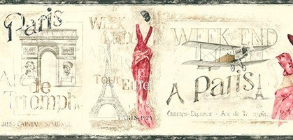 Stickers muraux: Frise Paris