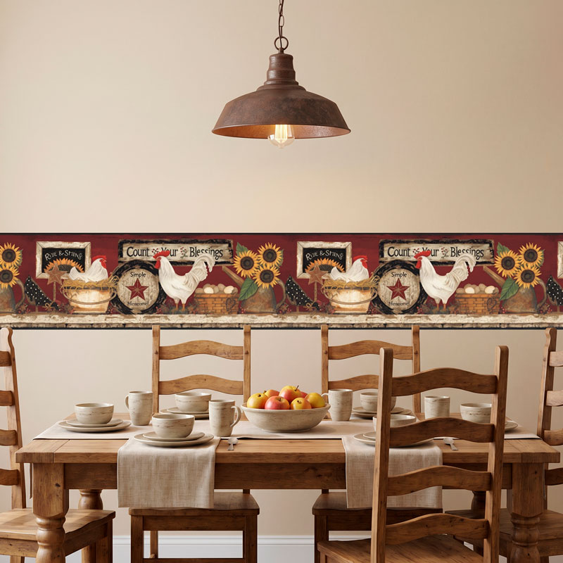 Frise murale Eufs et les poulets 8/15