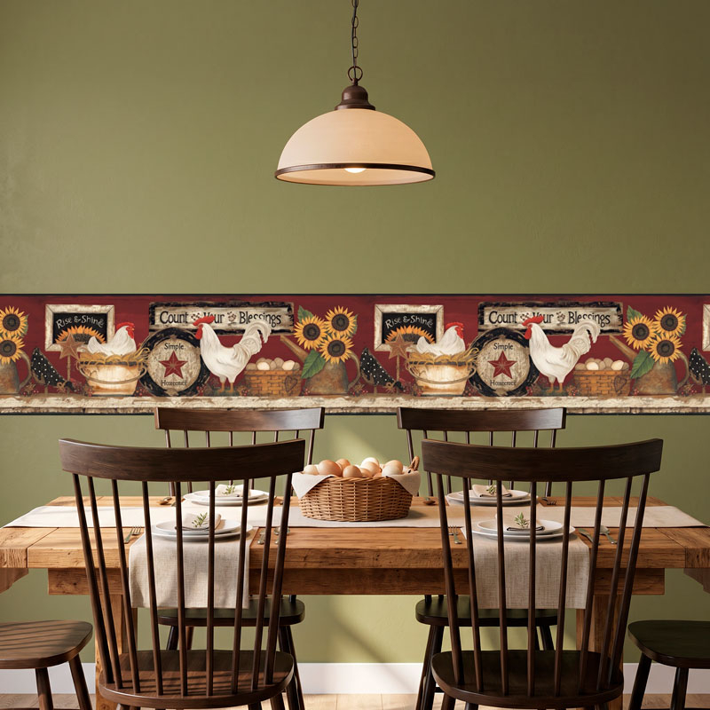 Frise murale Eufs et les poulets 9/15