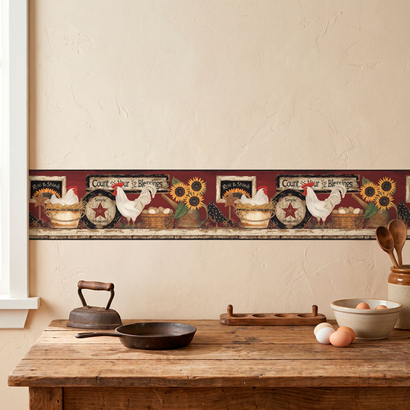 Frise murale Eufs et les poulets 10/15
