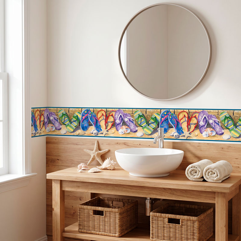 Frise murale Des Tongs 10/16