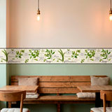 Stickers muraux: Frise murale herbes culinaires 15