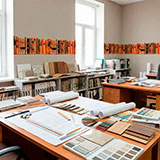 Stickers muraux: Frise murale des livres 17