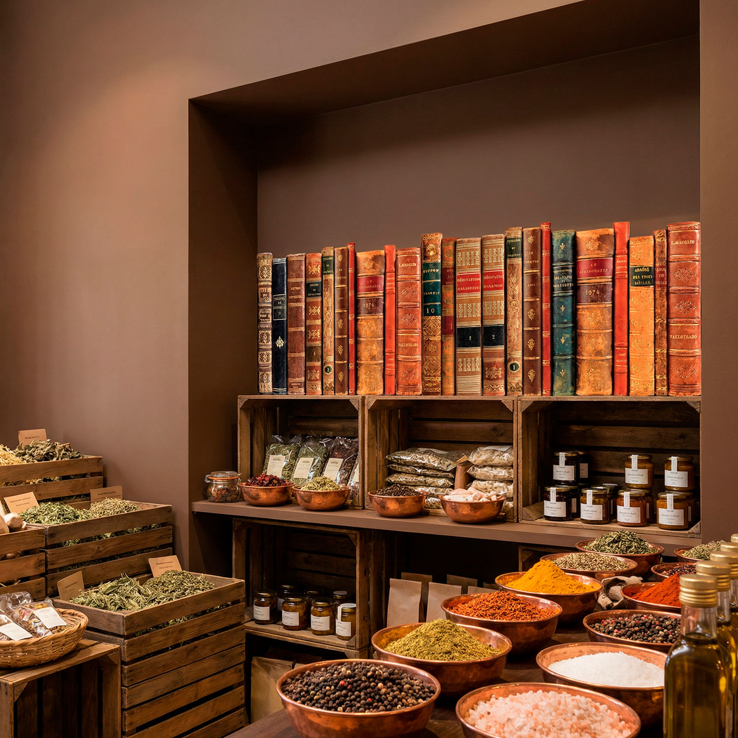 Stickers muraux: Frise murale des livres