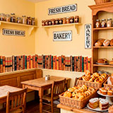 Stickers muraux: Frise murale des livres 21