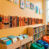 Stickers muraux: Frise murale des livres 6