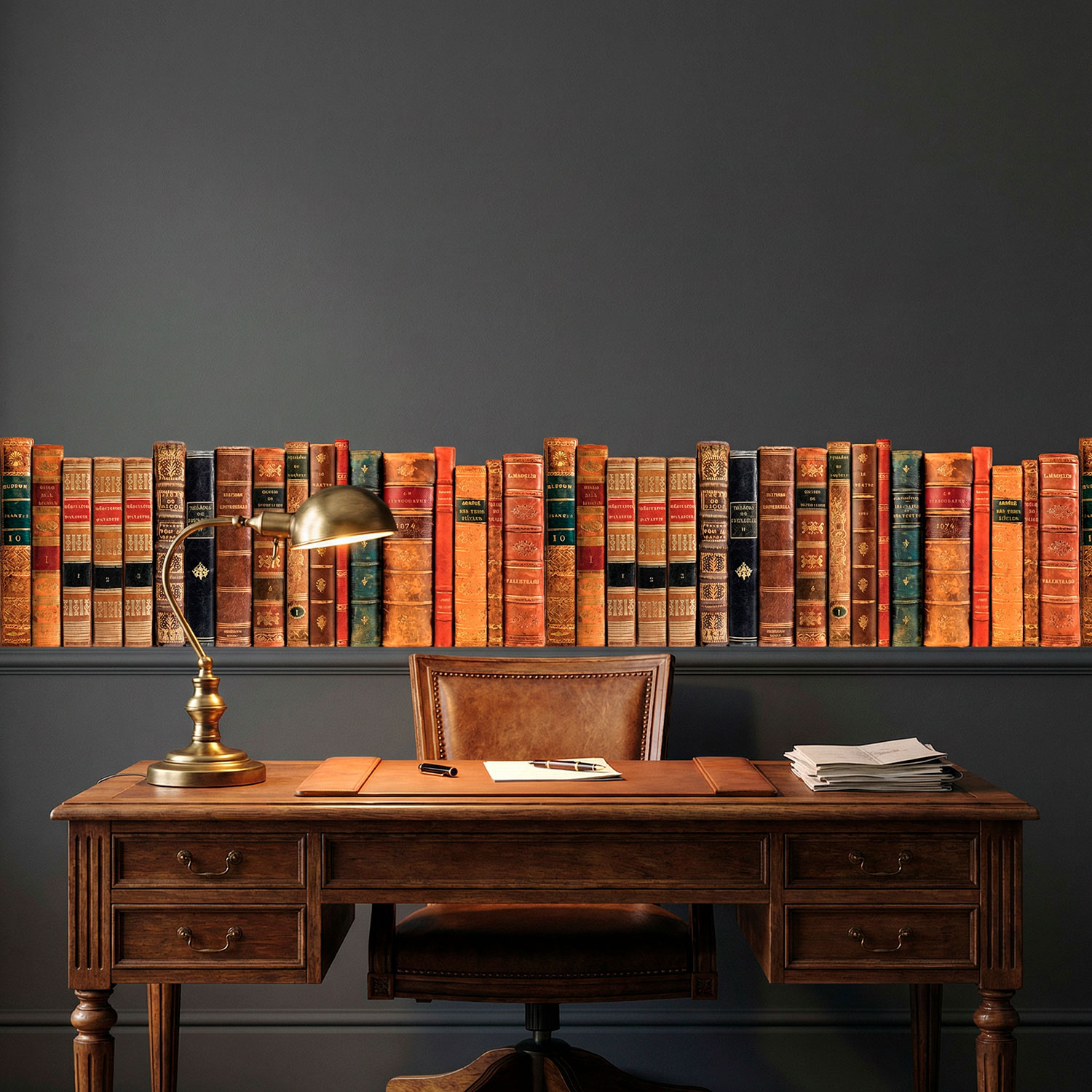 Stickers muraux: Frise murale des livres