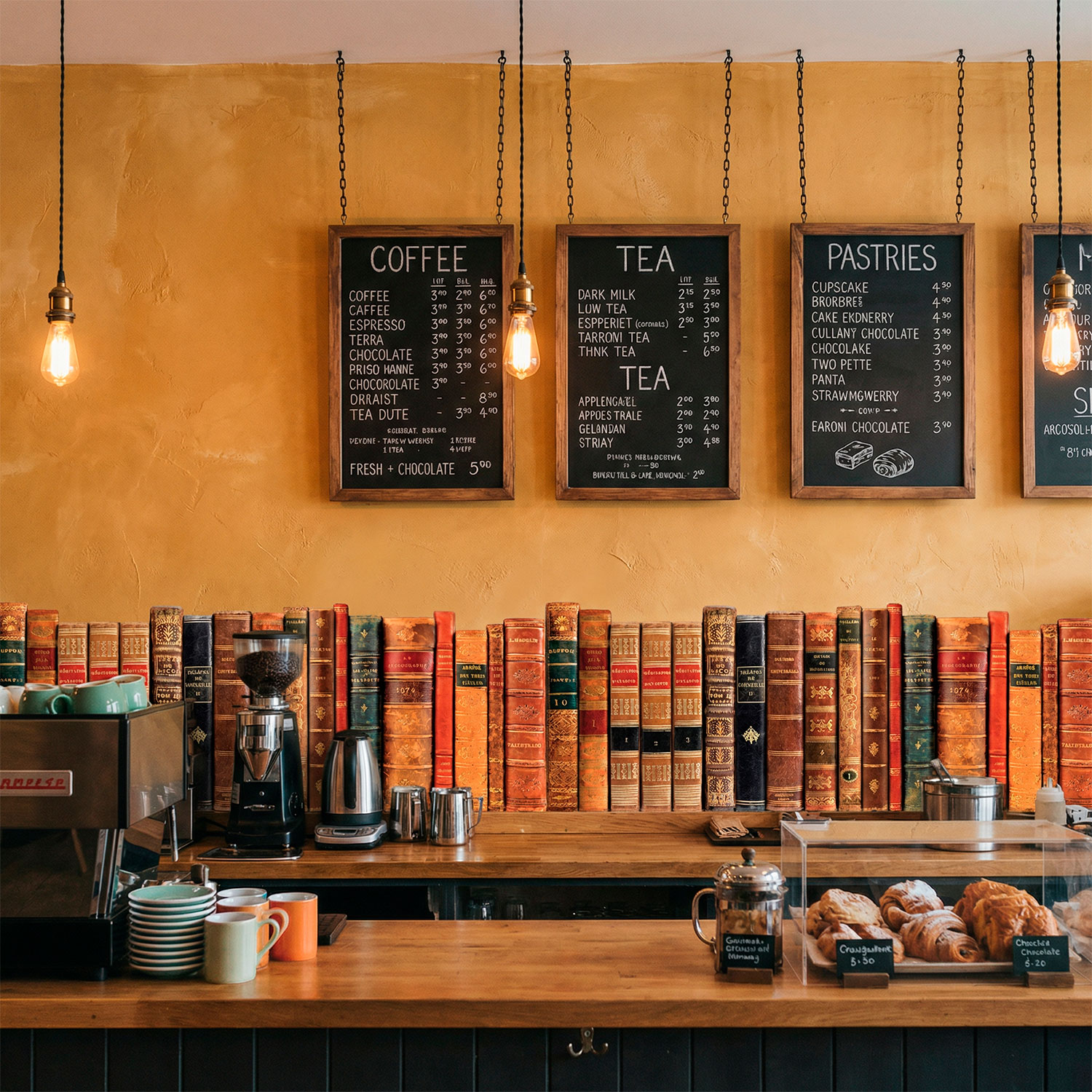 Stickers muraux: Frise murale des livres