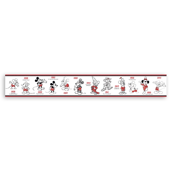 Stickers pour enfants: Frise murale Mickey Mouse