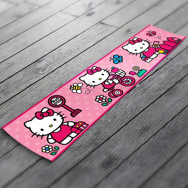 Stickers pour enfants: Frise murale pour enfants Hello Kitty