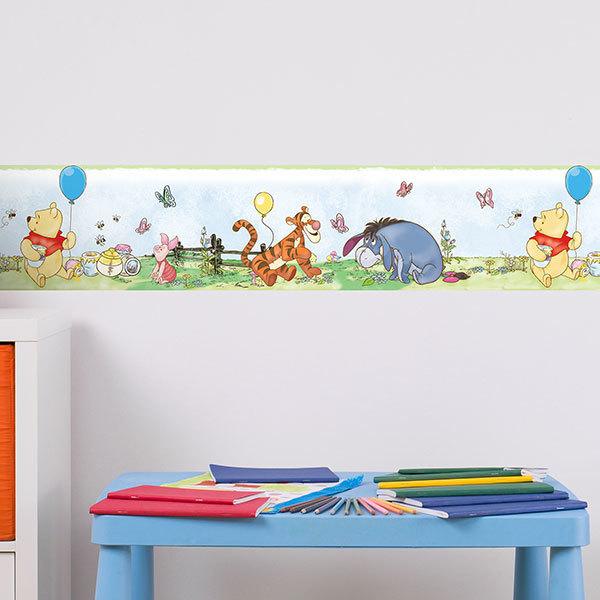 Stickers pour enfants: Frise murale pour enfants Winnie the Pooh 1