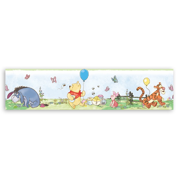 Stickers pour enfants: Frise murale pour enfants Winnie the Pooh