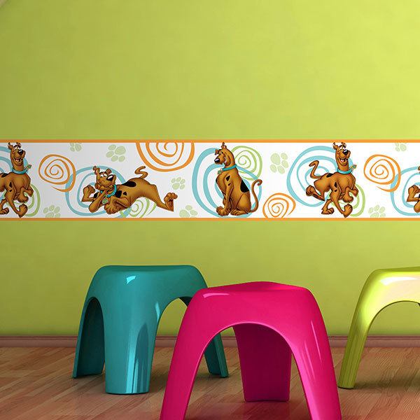 Stickers pour enfants: Frise murale Scooby-Doo