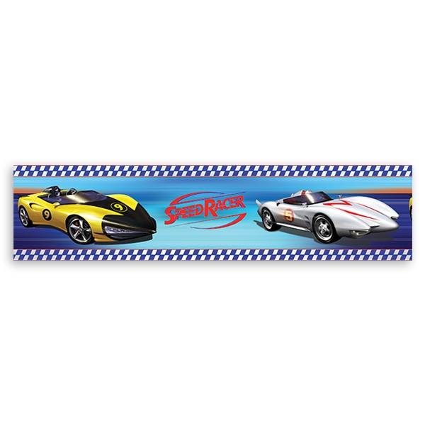 Stickers pour enfants: Frise Murale Speed Racer