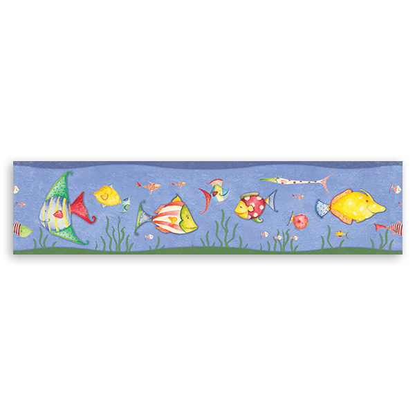 sticker frise papier peint pour enfants poisson cirque sticker frise papier peint pour enfants poisson cirque