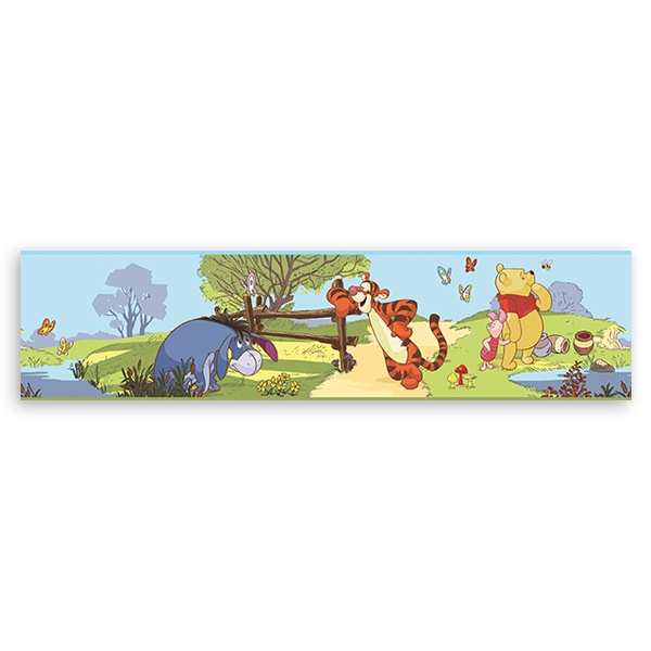 Stickers pour enfants: Frise Murale Winnie the Pooh