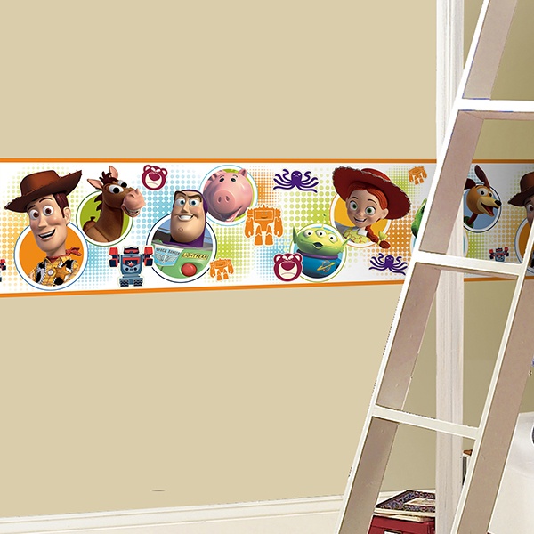 Stickers pour enfants: Frise Murale Toy Story