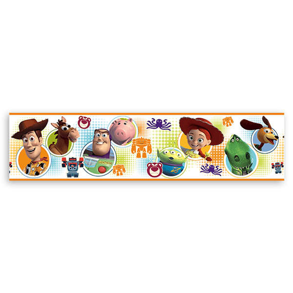 Stickers pour enfants: Frise Murale Toy Story 0