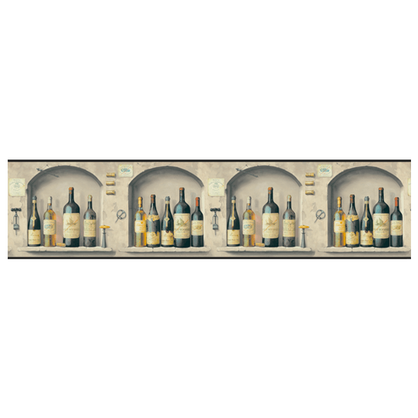 Stickers muraux: Bouteilles de Vin