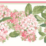 Stickers muraux: Bouquets d'hortensias roses 3