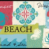 Stickers muraux: J'aime la plage 3