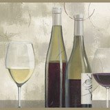 Stickers muraux: Bouteilles de Vin et Verres 3