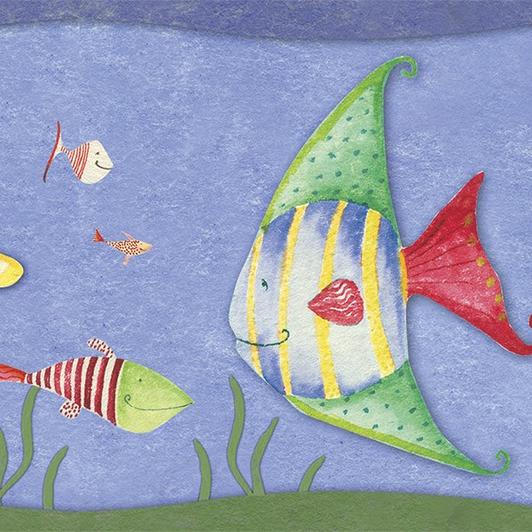 Stickers pour enfants: Les Poissons du fond de la Mer