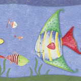 Stickers pour enfants: Les Poissons du fond de la Mer 3
