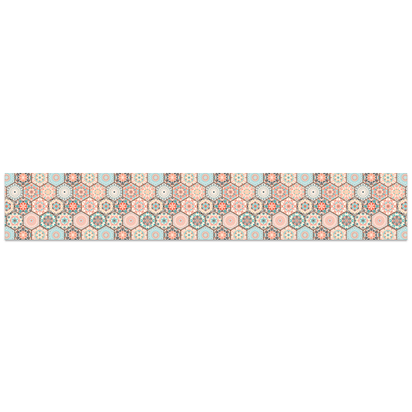 Stickers muraux: Hexagones décoratifs