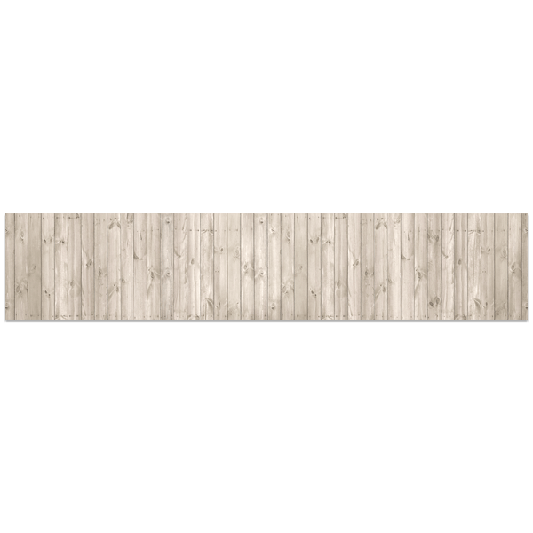 Stickers muraux: Plate-forme en bois rustique