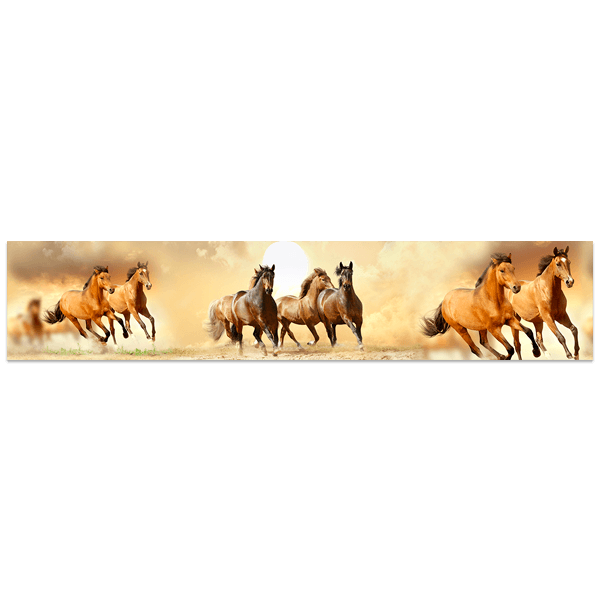 Stickers muraux: Troupeau de chevaux