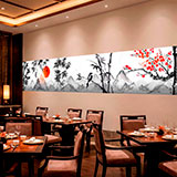 Stickers muraux: Paysage de style japonais 12