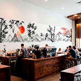 Stickers muraux: Paysage de style japonais 18